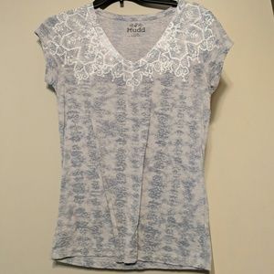 Lace printed design Mudd shirt